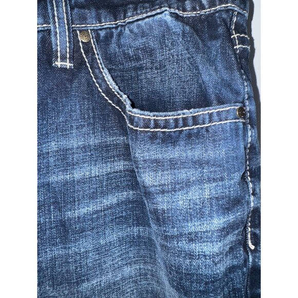 Cody & James Mens W38/L32 Dark Wash Relaxed Fit Straight Leg Denim Jeans - Picture 5 of 10